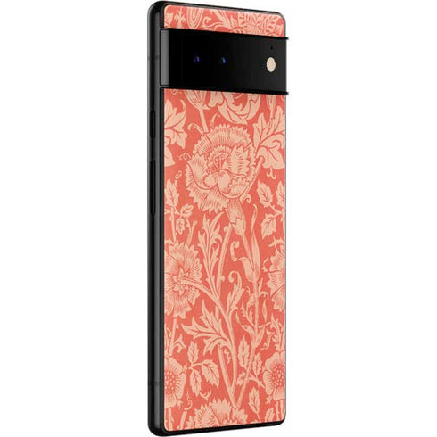 William Morris Pink & Rose Google Pixel 6 Pro Skin